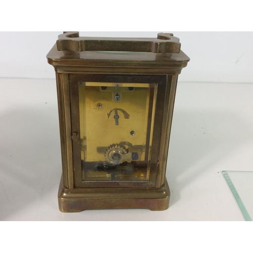 272 - Cased antique carriage clock