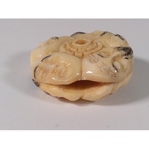 300 - Carved bone oriental item