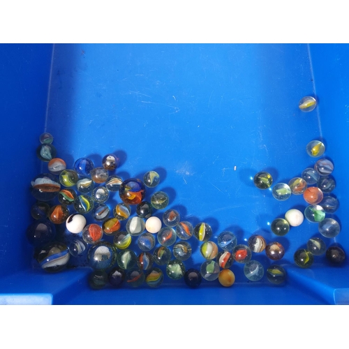 242 - Collection of marbles inc vintage