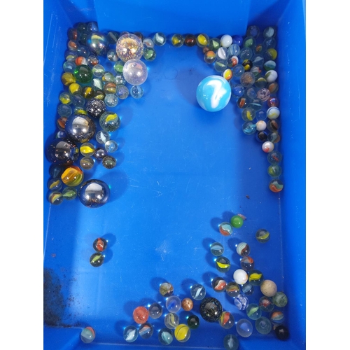 242 - Collection of marbles inc vintage