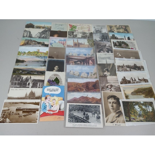 104 - Collection of vintage postcards