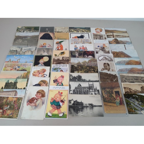 110 - Collection of vintage postcards