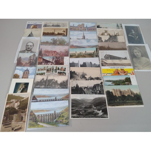 110 - Collection of vintage postcards