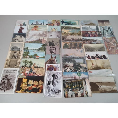 112 - Collection of vintage postcards