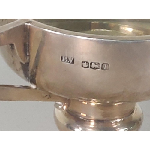 338 - Hallmarked silver trophy, 124g