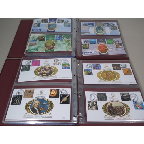 7 - 2 albums of Millennium Collection First Day covers