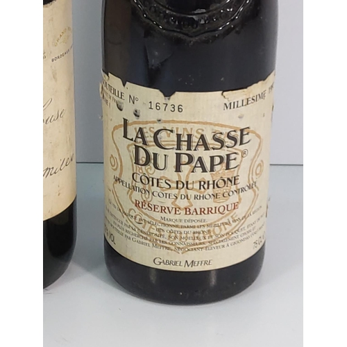 112 - Rutherford & Co Old Trinity House Bual Maderia wine and a La Chasses du Pape Cotes du Rhone Reserve ... 