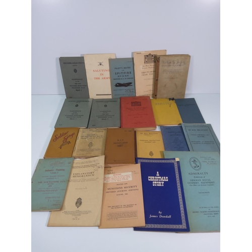 66 - Box of military books and handbooks