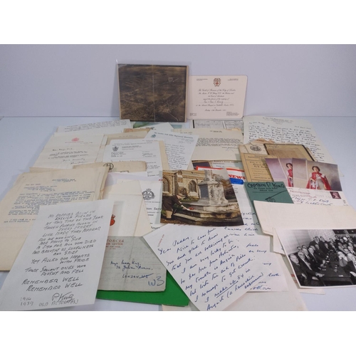 67 - Case with military ephemera, plaque etc