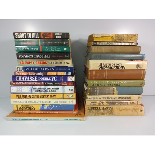 8 - Large box of military books