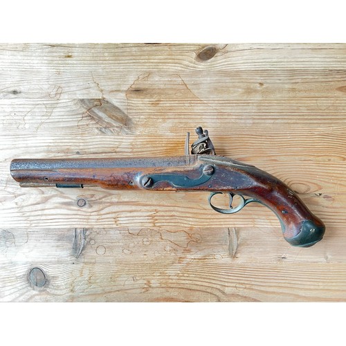 92 - Antique flint lock pistol