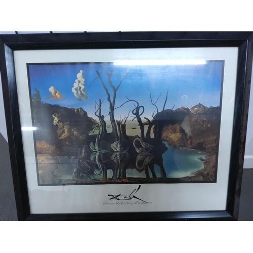 43 - 2 Dali prints, largest 56cms x 46cms