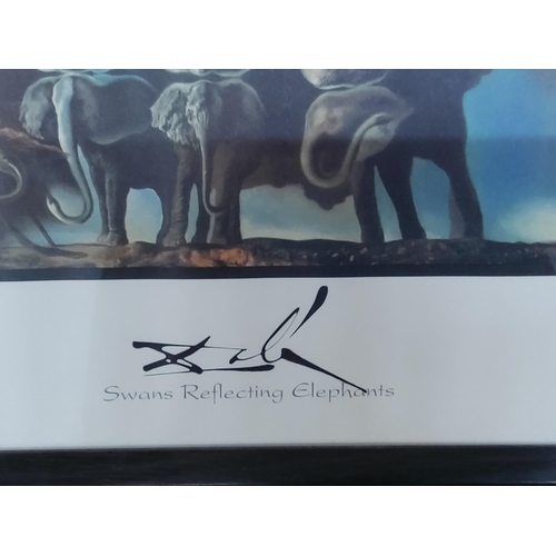 43 - 2 Dali prints, largest 56cms x 46cms