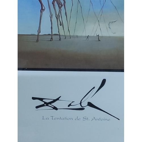 43 - 2 Dali prints, largest 56cms x 46cms