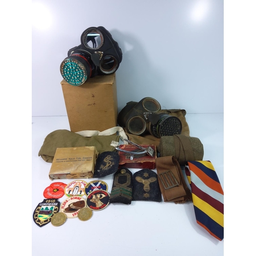 18 - Gas masks, military items and military diggings