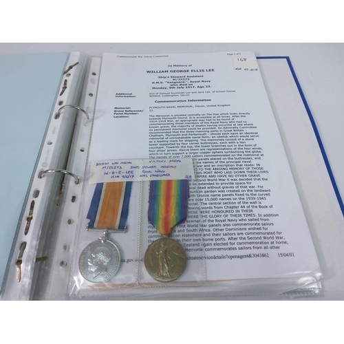 341 - Folder of various medals and ephemera