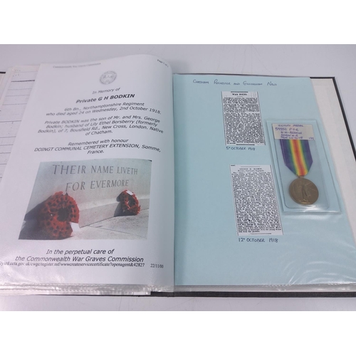 342 - Folder of various medals and ephemera