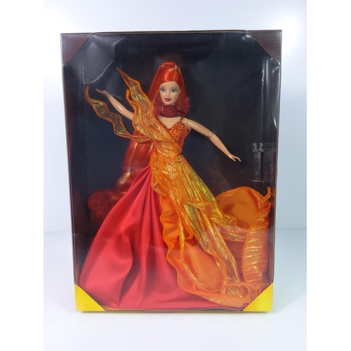 166 - Boxed collectable Dancing Fire Barbie (Mattel No 26327)