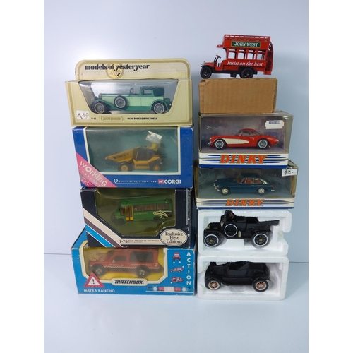 21 - Boxed model vehicles including Dinky