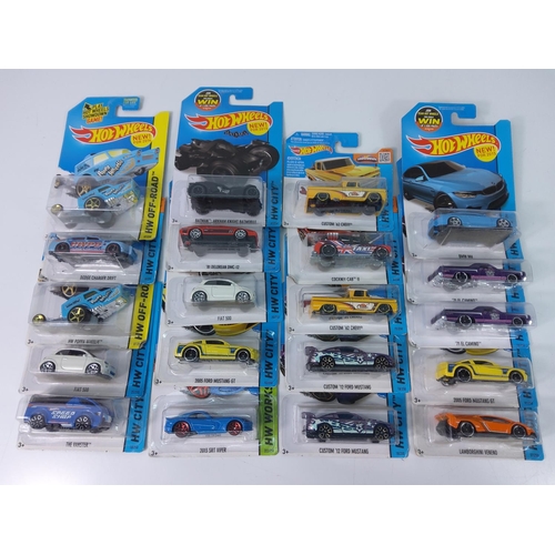 Collection of Hot Wheels cars