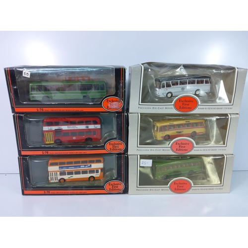 49 - 6 boxed model buses