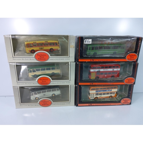 50 - 6 boxed model buses