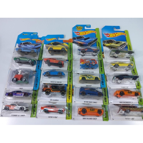 60 - Hot Wheels blister pack cars