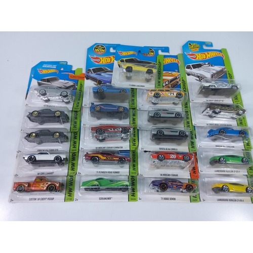 61 - Hot Wheels blister pack cars