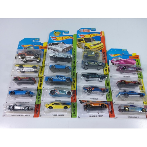 63 - Hot Wheels blister pack cars