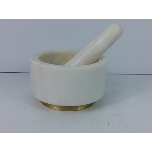 174 - Marble pestle and mortar