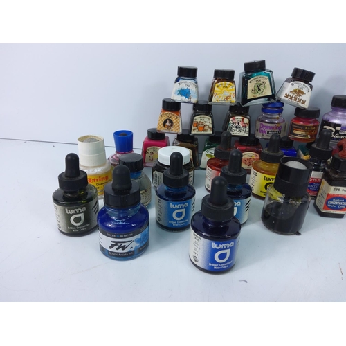 187 - Large qty of various ink and paint