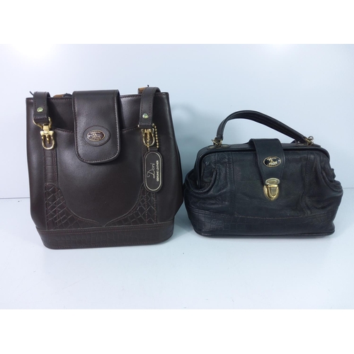 77 - 2 leather handbags