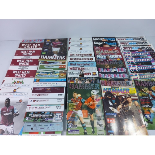 47 - 2 boxes of Westham football programs