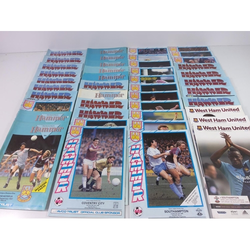 47 - 2 boxes of Westham football programs