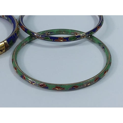 400 - Enamel Cloisonne bracelets