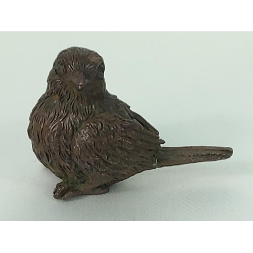 349 - Cast bronze bird