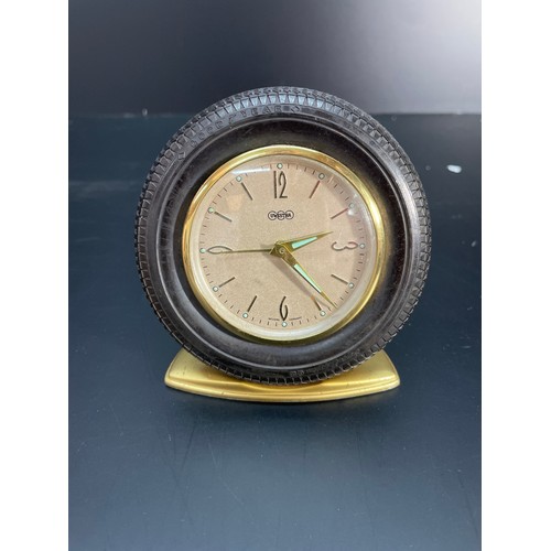 237 - 1950's Firestone tyres presentation clock
