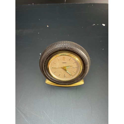 237 - 1950's Firestone tyres presentation clock
