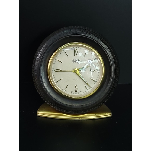 237 - 1950's Firestone tyres presentation clock