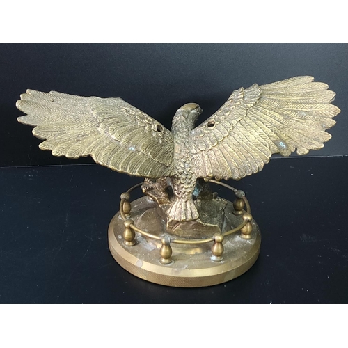 240 - Cast metal figure of an eagle