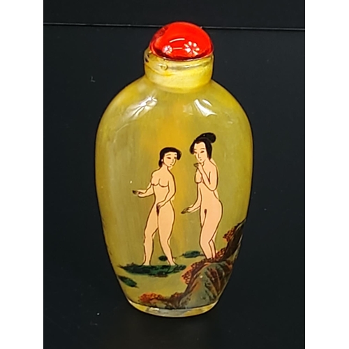 284 - Erotic opium flask
