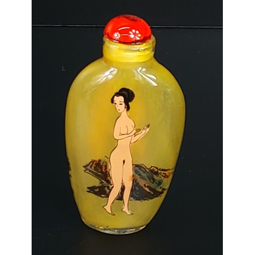 284 - Erotic opium flask