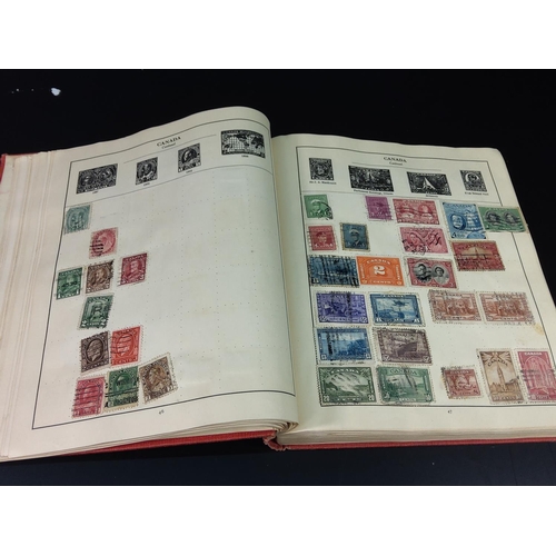 94 - Vintage stamp album and contents