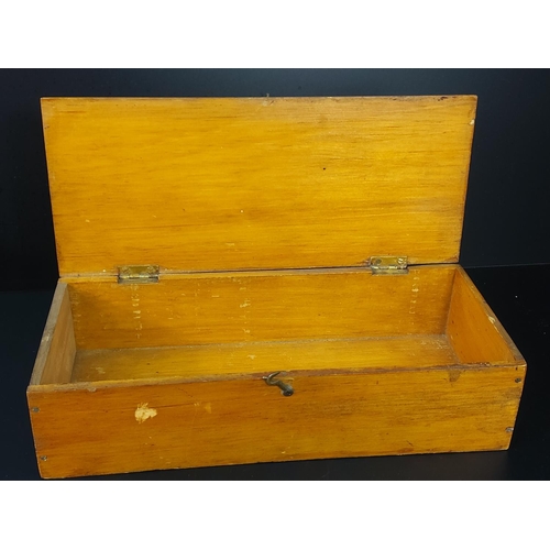 95 - 2 vintage wooden boxes