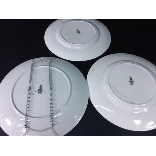 127 - 3 Doulton Series ware plates