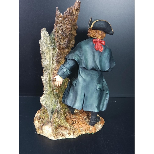 277 - Royal Doulton vintage historical fairytale figure of Dick Turpin, AF (hand missing under the label, ... 