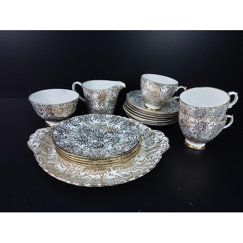 45 - Royal Dorchester tea set and collectors plates