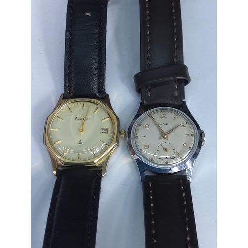 247 - Gents Accurist watch and an Oris watch