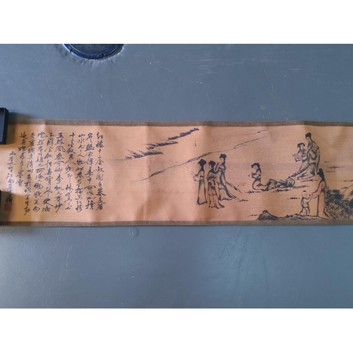 150 - Oriental scroll picture