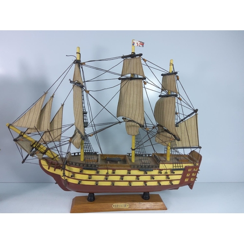 128 - 4 vintage model ships